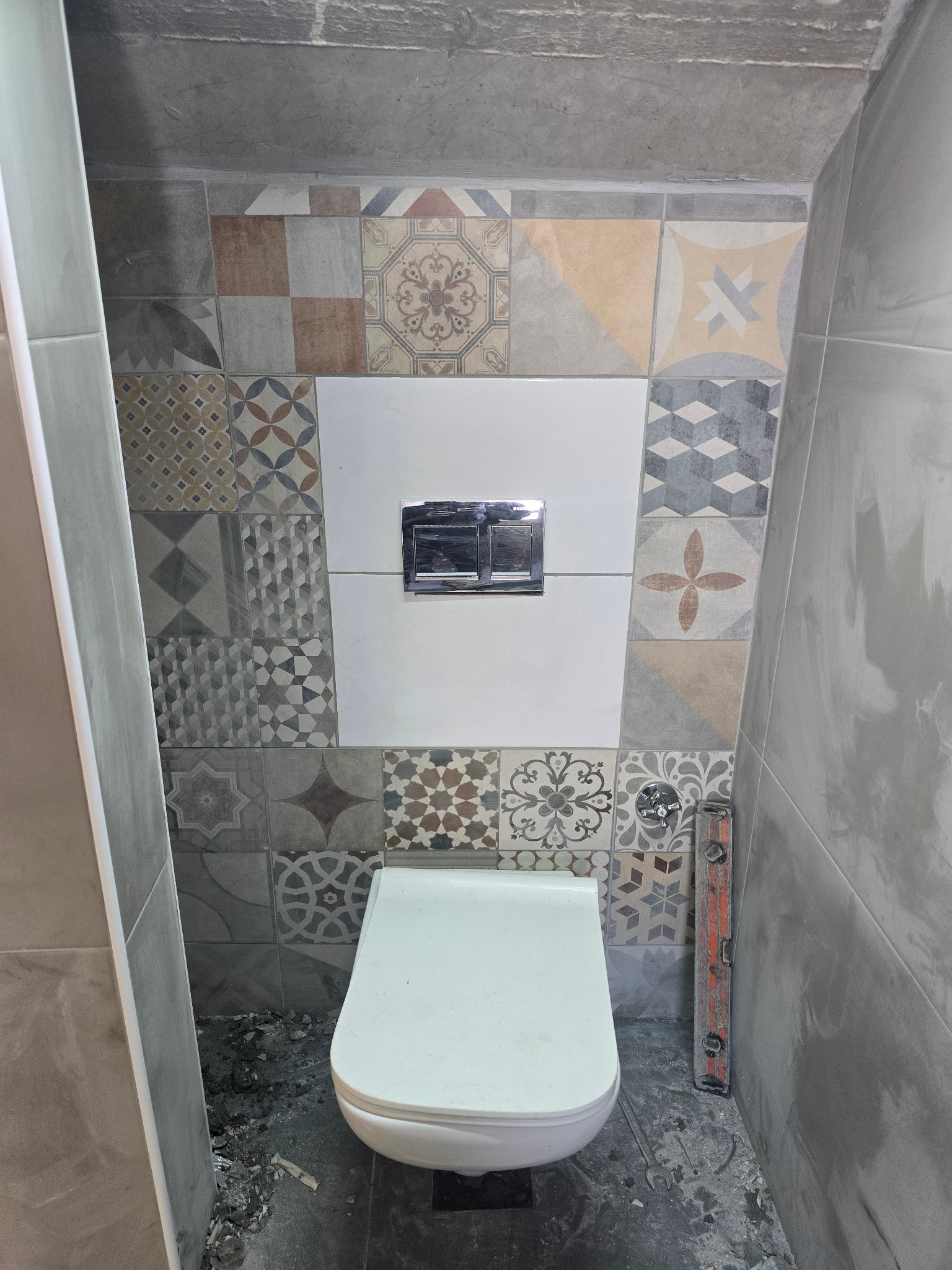 Bathroom fitment — mixer tap fitting