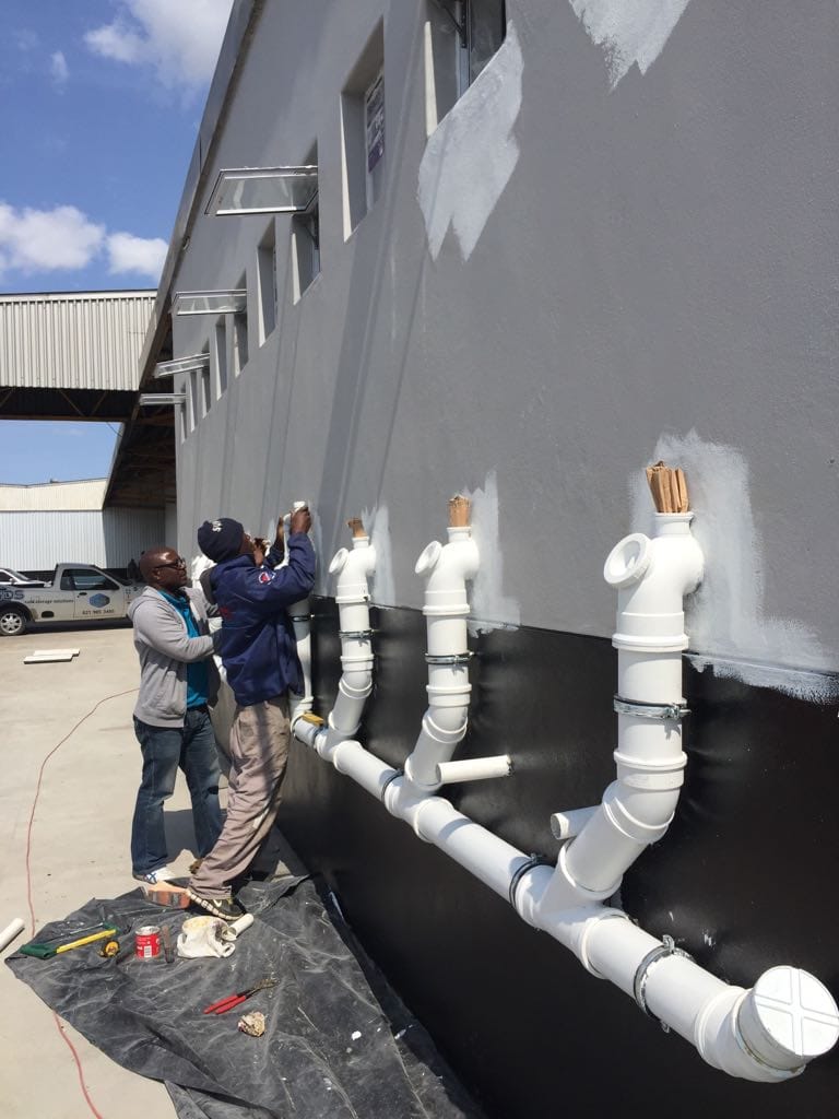 Plumbing repair work