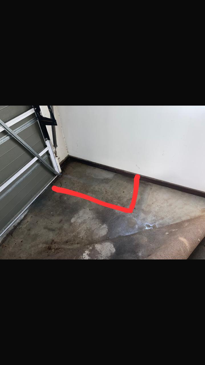 Leak detection — technician on site